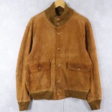 画像1:  "A-1 TYPE" スエードレザー ヴァルスタージャケット M (1)