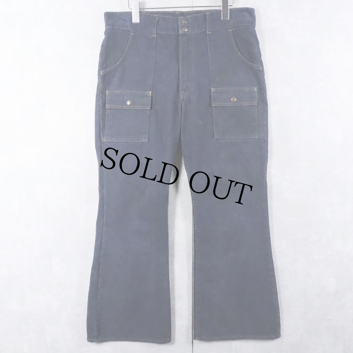 画像1: 70's Levi's ピーチスキン デニムブッシュパンツ W35 (1)