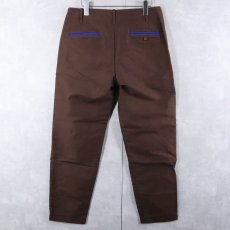画像2: EURO HERVIER ワークパンツ BROWN W31 (2)