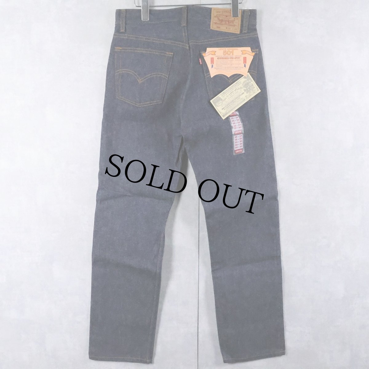 画像2: 90's Levi's 501 USA製 デニムパンツ フラッシャー付き DEADSTOCK W31 (2)