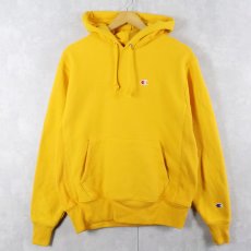 画像1: Champion REVERSE WEAVE 目付き スウェットフーディー M (1)