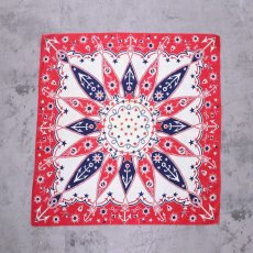 画像2: 50's〜 マリン柄 バンダナ (2)