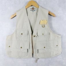 画像1: 50〜60's WOOD-STREAM by Tapatco フィッシングベスト L (1)