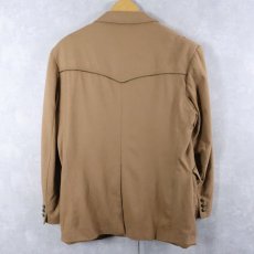 画像2: 80's PENDLETON USA製 ウールウエスタンテーラードジャケット SIZE42 (2)