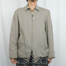 画像2: 50〜60's Breier of Amsterdum 裏ボア レーヨンギャバジンジャケット  (2)