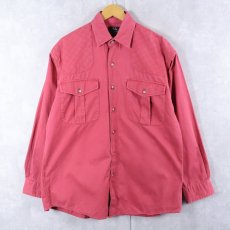 画像1: Willis & Geiger ガンパッチ付き ハンティングシャツ M (1)