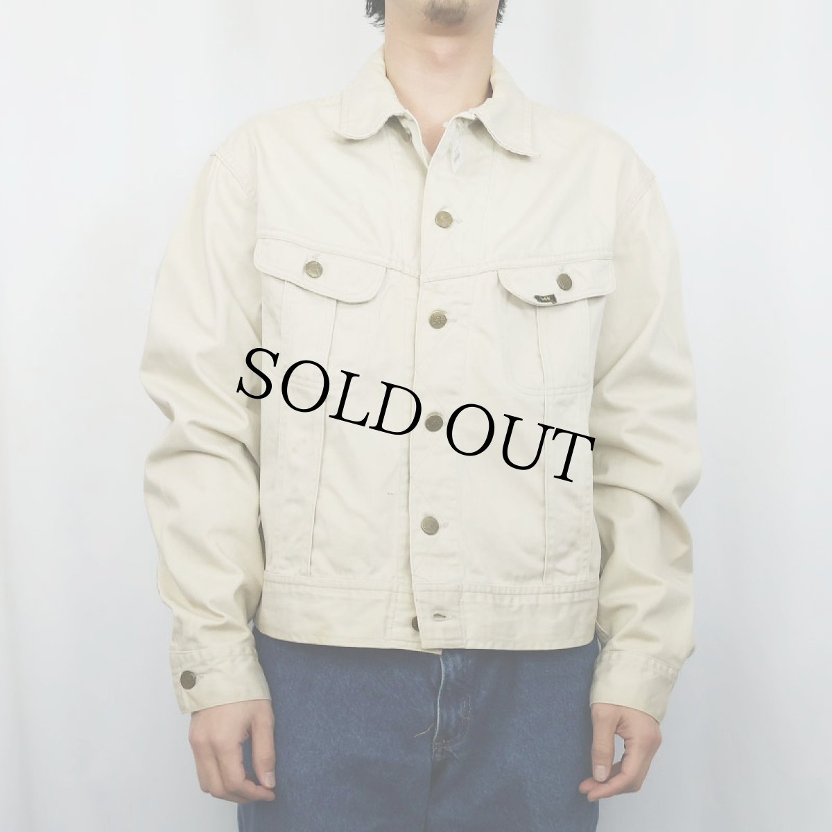 画像2: 60's Lee WESTERNER 100-J USA製 コットンサテンジャケット SIZE40R (2)