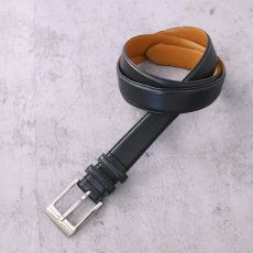 画像1: POLO Ralph Lauren レザーベルト BLACK (1)