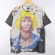 画像1: 1992 MOSQUITOHEAD USA製 "Jamie Foxx" 大判 手刷りプリントTシャツ L (1)