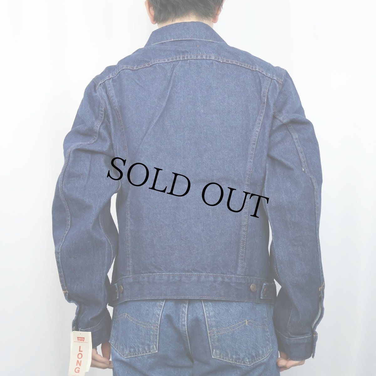 画像3: 80's Levi's 71506-0216 USA製 デニムジャケット フラッシャー付き DEADSTOCK SIZE46L (3)