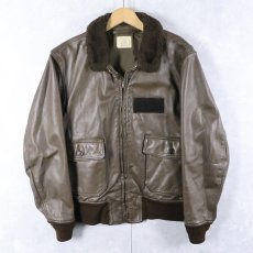 画像1: 80's U.S.NAVY G-1フライトジャケット SIZE42 (1)
