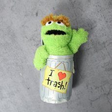 画像1: SESAME STREET "Oscar the Grouch" キャラクター ぬいぐるみ (1)