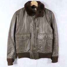 画像1: 80's U.S.NAVY G-1フライトジャケット SIZE36 (1)