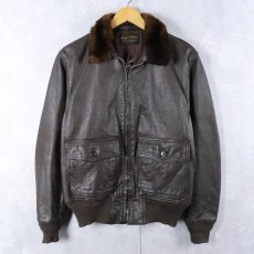 画像1: 50's U.S.NAVY G-1フライトジャケット SIZE40 (1)