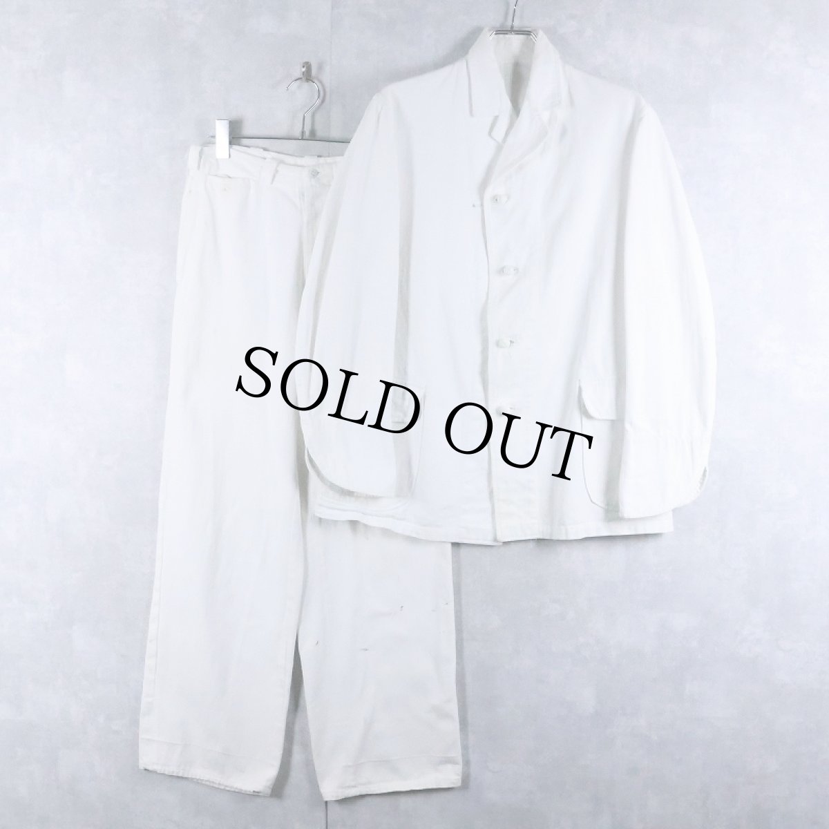 画像1: 〜60's SOUTH WESTERN JACKET MFG.CO. コットンワークジャケット/パンツ SETUP  (1)