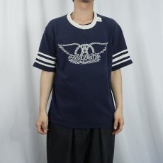 画像2: 1997 AEROSMITH ロックバンドTシャツ NAVY (2)