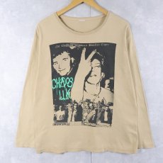 画像1: CHAOS U.K. "The Chipping Sodbury Bonfire Tapes"  ハードコアパンクバンド アルバムプリントロンT (1)