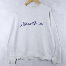 画像2: Eddie Bauer ロゴプリントスウェット L (2)