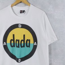 画像1: 90's dada USA製 スリーピースロックバンド プリントTシャツ XL (1)
