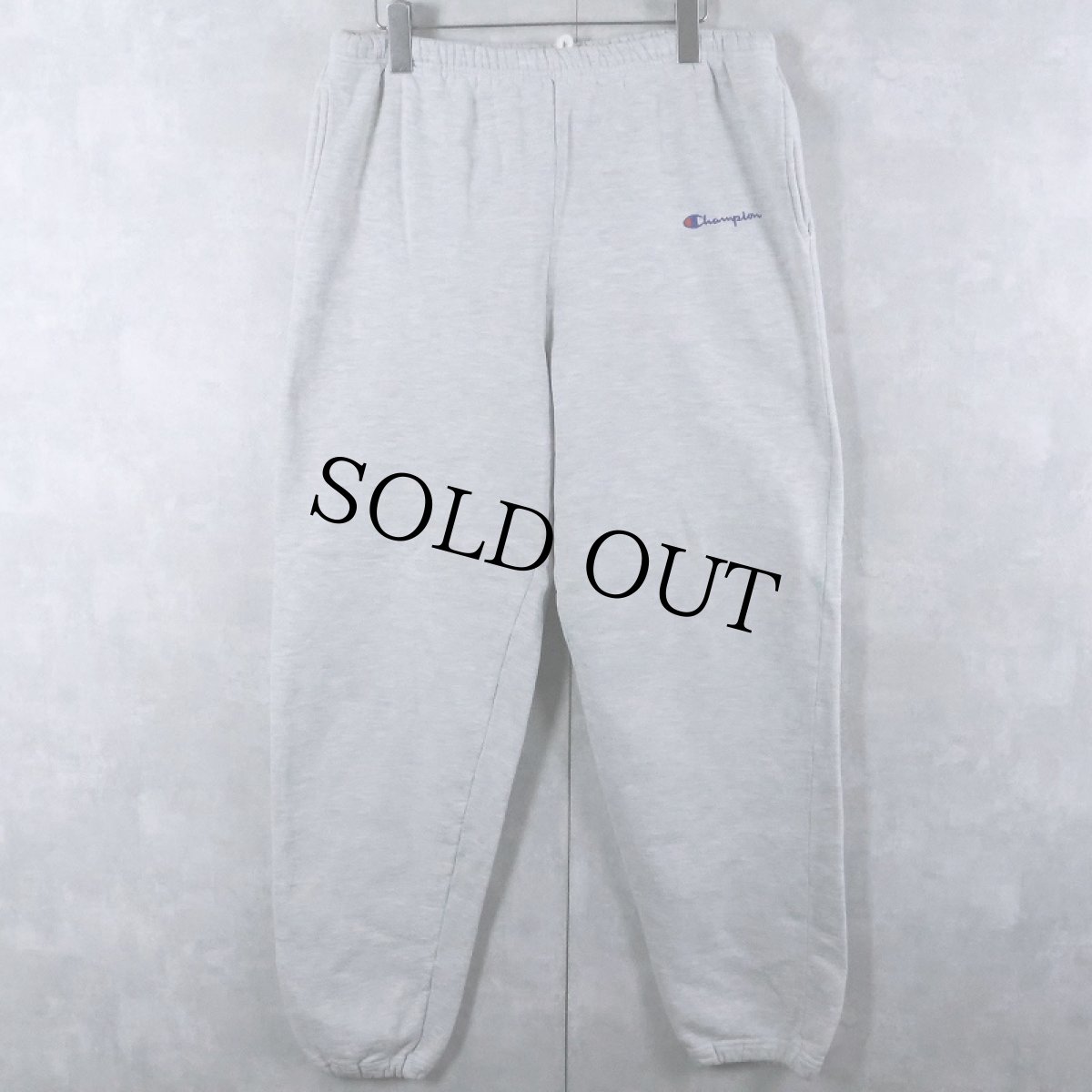 画像1: 90〜2000's Champion 青刺繡タグ USA製 ロゴ刺繡 スウェットパンツ XL (1)
