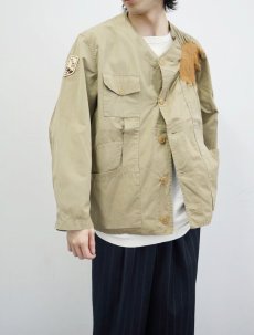 画像1: 40's WOOD FIELD by Drybak コットンハンティングジャケット (1)