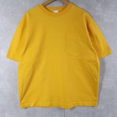 画像1: CAMBER USA製 無地ポケットTシャツ L (1)