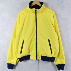 画像1: 80's Woolrich USA製 裏フリース ナイロンジップジャケット L (1)