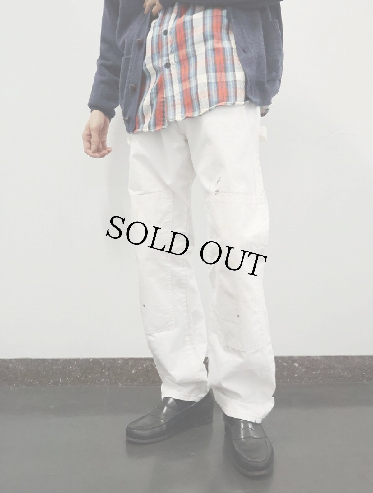 画像1: Dickies ペンキペイント ペインターパンツ W36 (1)