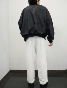 画像3: 90's HILTON USA製 ナイロンコーチジャケット BLACK XL (3)