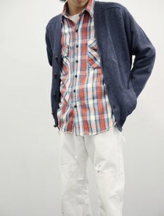 画像1: L.L.Bean ウールニットカーディガン M (1)