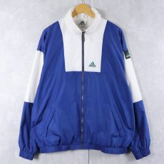 画像1: 90's adidas EQUIPMENT 切り替えデザイン ポリエステルジップジャケット L (1)