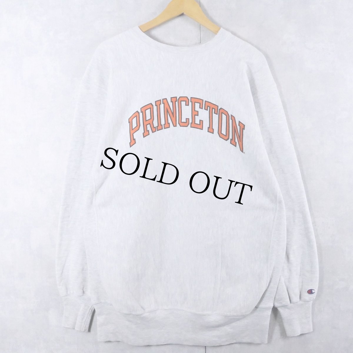 画像1: 90's Champion REVERSE WEAVE USA製 "PRINCETON" プリントスウェット XXL (1)