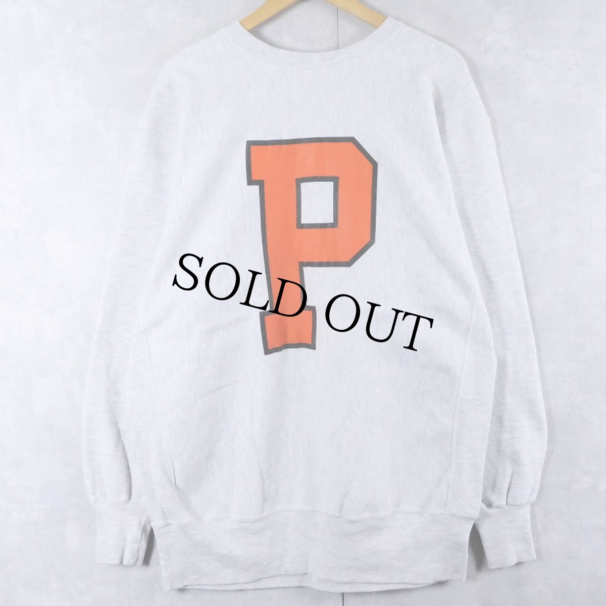 画像2: 90's Champion REVERSE WEAVE USA製 "PRINCETON" プリントスウェット XXL (2)