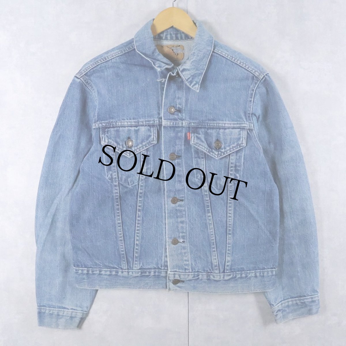 画像1: 70〜80's Levi's 70505-0213 USA製 デニムジャケット SIZE42 (1)