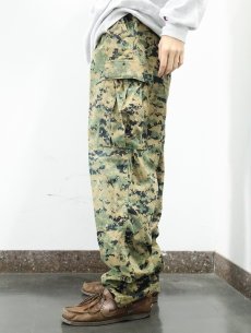 画像2: USMC ウッドランドマーパット柄 コンバットパンツ MEDIUM-LONG (2)