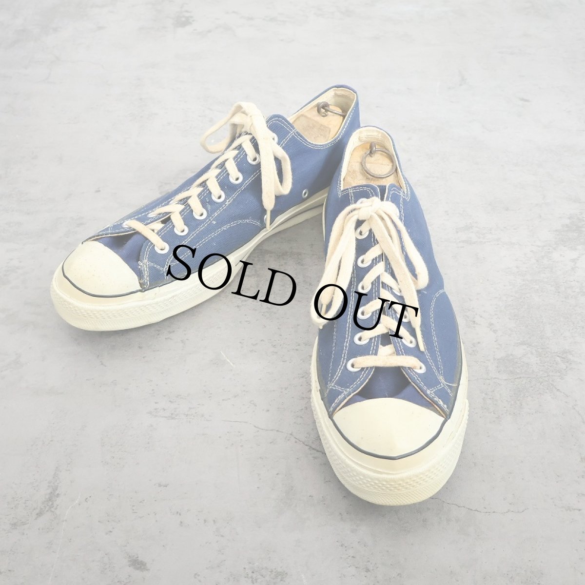 画像1: 70's CONVERSE CHUCK TAYLOR USA製 一つ星 ローカットスニーカー 33.5cm (1)