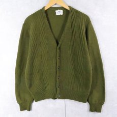 画像1: 〜80's Milano ウールニットカーディガン (1)