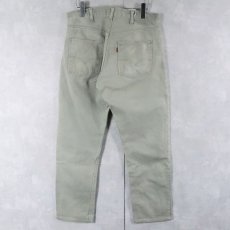 画像2: 60's LEVI'S BIGE コットンピケパンツ W31 (2)