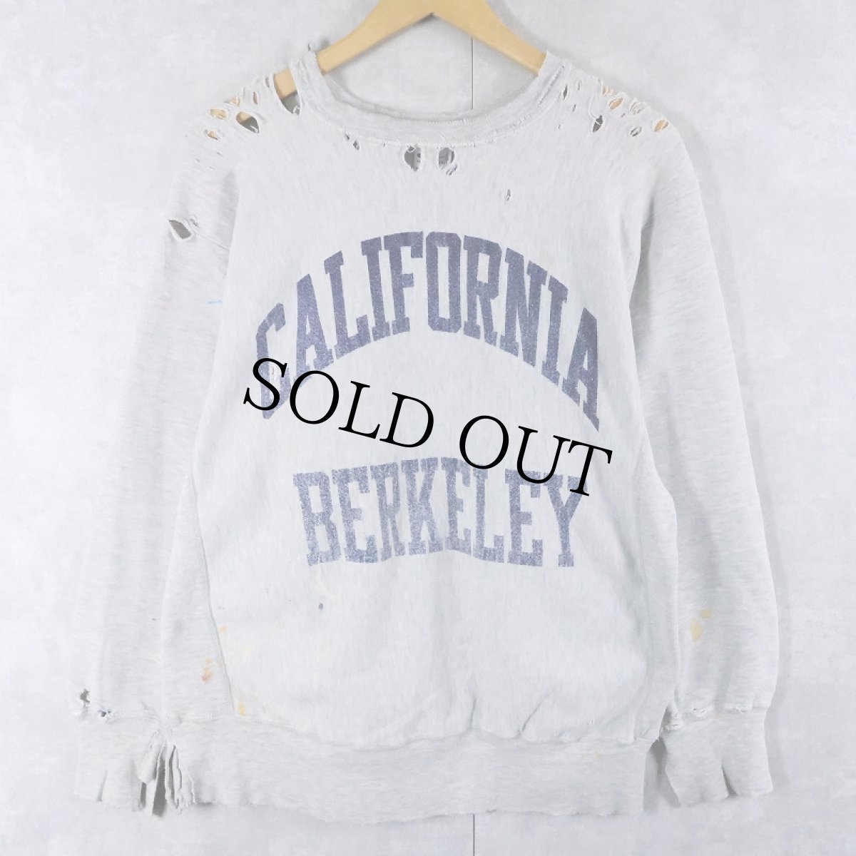 画像1: 90's Champion REVERSE WEAVE USA製 "CALIFORNIA BERKELEY" プリントスウェット L (1)