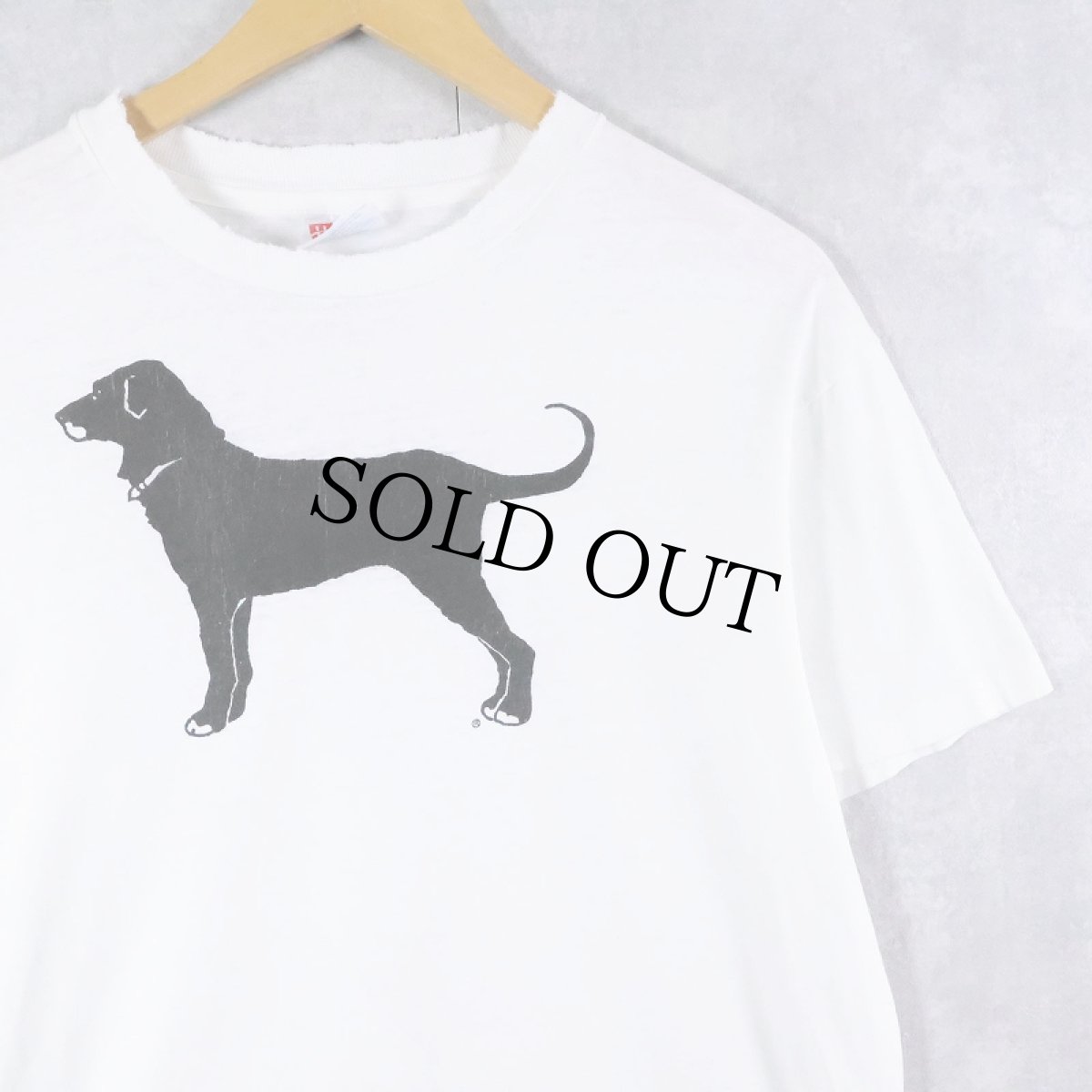 画像1: 90's The Black Dog USA製 犬プリントTシャツ M (1)