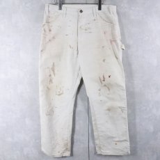 画像2: Dickies ペンキペイント ペインターパンツ W34 (2)