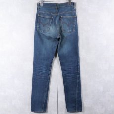 画像2: 60〜70's LEVI'S 606 BIGE オレンジタブ デニムパンツ W28 (2)