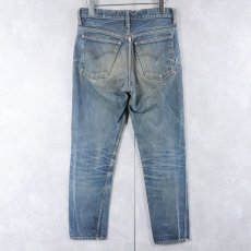 画像2: 60〜70's LEVI'S 606 BIGE オレンジタブ デニムパンツ W29 (2)