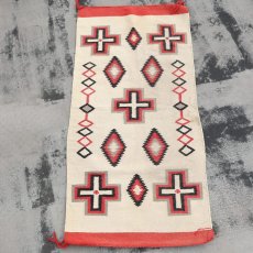 画像2: Navajo Crystal Pattern Rug 165×82 (2)