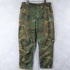 画像1: 80's U.S.ARMY ウッドランドカモ柄 BDUカーゴパンツ MEDIUM-REGULAR (1)