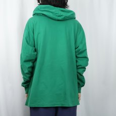 画像3: 90's POLO Ralph Lauren USA製 ロゴ刺繍 Tパーカー M (3)