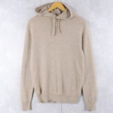 画像1: J.CREW カシミアニットフーディー S (1)