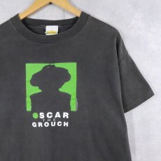画像1: 90's SESAME STREET USA製 "OSCAR" キャラクタープリントTシャツ L (1)
