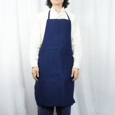 画像2: VINTAGE インディゴエプロン (2)