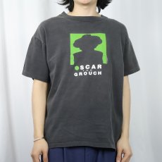 画像2: 90's SESAME STREET USA製 "OSCAR" キャラクタープリントTシャツ L (2)